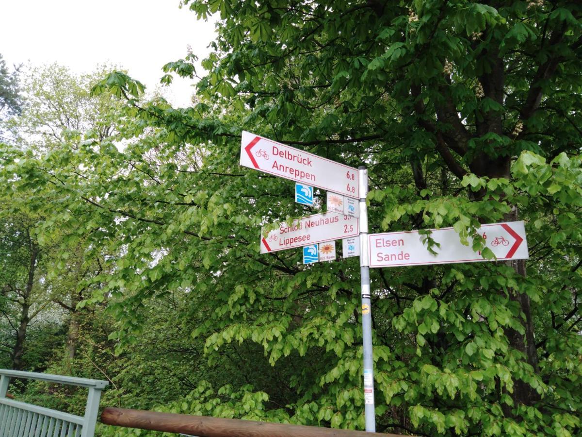 Grosse, Helle Wohnung Mit 2 Schafzimmern - Ferienwohnung Am Lippesee Paderborn Esterno foto